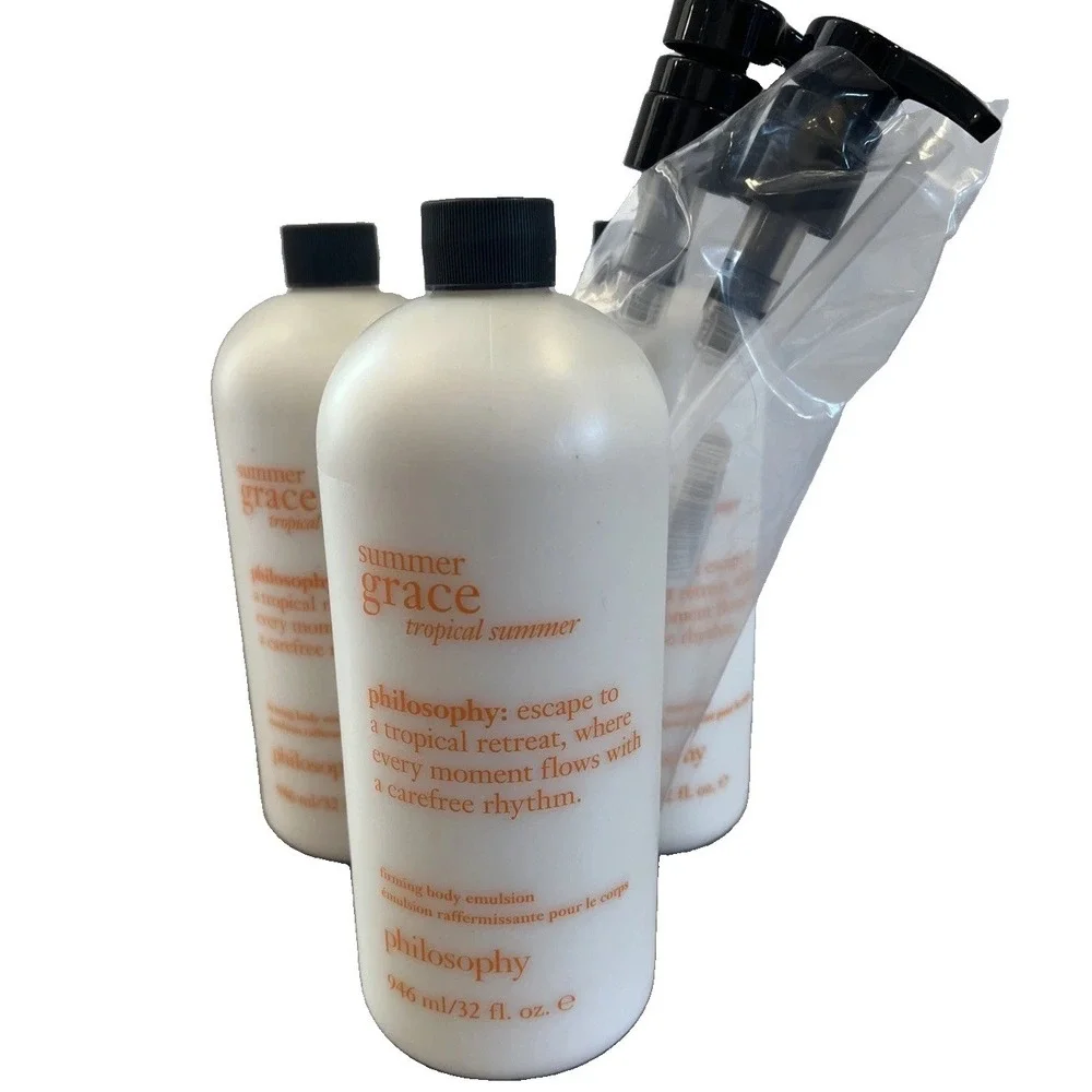 Philosophy Summer Grace Tropical Summer Firming Body Emulsion 32 fl oz with Pump